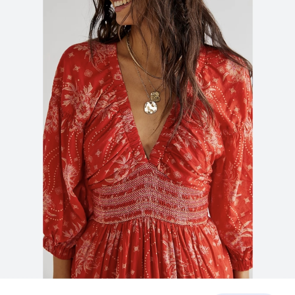 FreePeople  Golden hour Maxi  Summer dress